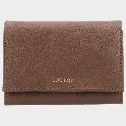 LouLou Essentiels Peněženka Petite Fleur Milk Chocolat Gold