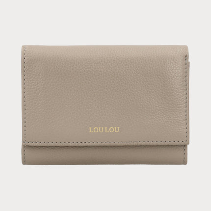 LouLou Essentiels Peněženka Petite Fleur Jemná sépiově zlatá