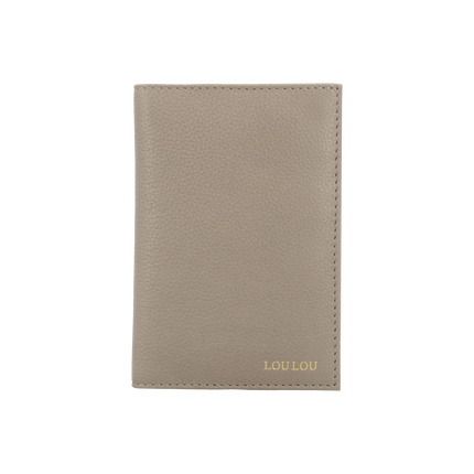 LouLou Essentiels Petite Valise G. Paspoort Hoesje Soft Sepia