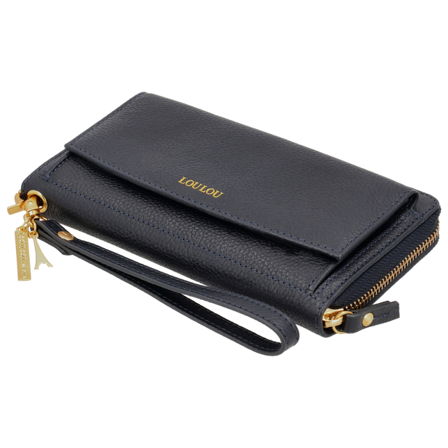LouLou Essentiels Smart Little Bag SLB – Leren portemonnee
