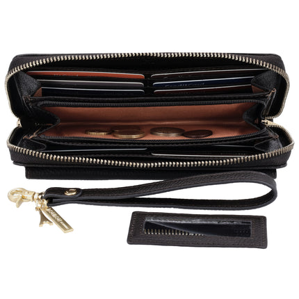 LouLou Essentiels Smart Little Bag SLB – Leren portemonnee