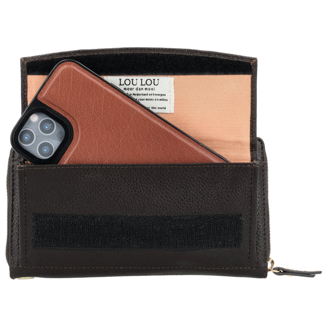 LouLou Essentiels Smart Little Bag SLB – Leren portemonnee