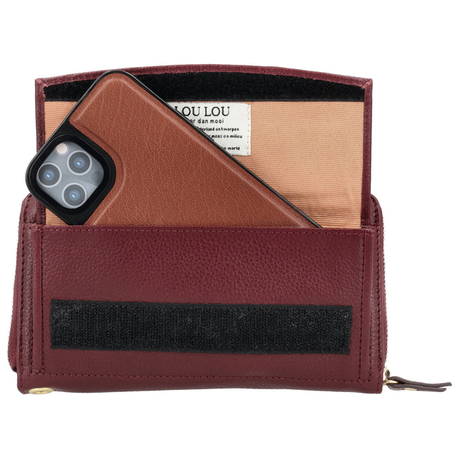LouLou Essentiels Smart Little Bag SLB – Leren portemonnee