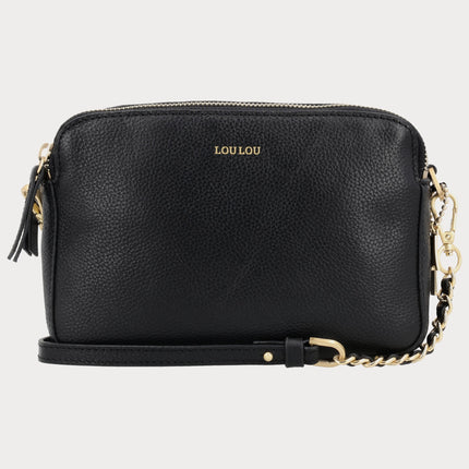 LouLou Essentiels kameraväska Zoë Svart guld
