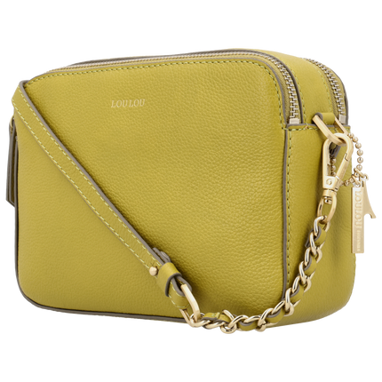 LouLou Essentiels Camera Bag Zoë Chess Green