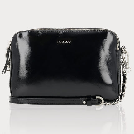 LouLou Essentiels kameraväska Zoë Glace Black Silver