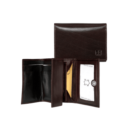 dR Amsterdam Heren Over Slag Portemonnee Met Kijkvenster RIFD