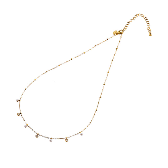 Day & Eve by Go Dutch Pearls & Stones Necklace