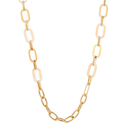 Day & Eve Round Leopard Link Necklace