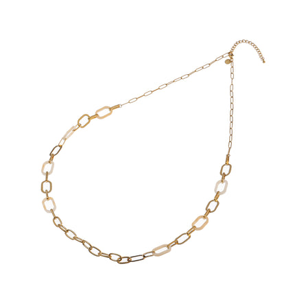 Day & Eve Round Leopard Link Necklace