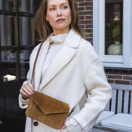Chabo Bags Rio Romy Suede Schoudertas