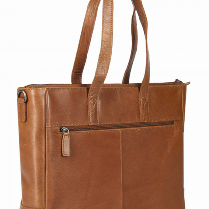 Plevier Agaat Laptoptas 15.6 Inch Cognac