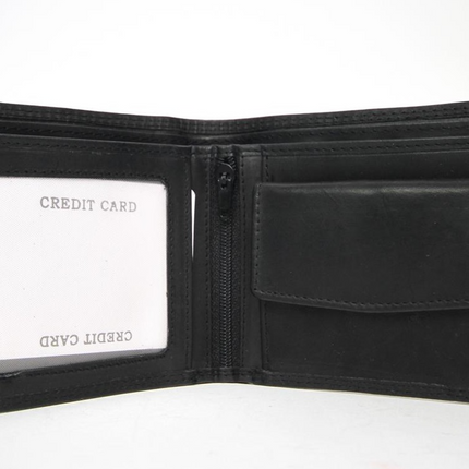 Bear Design Heren Billfold A826 Zwart