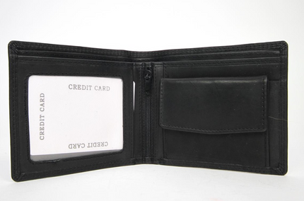 Bear Design Heren Billfold A826 Zwart