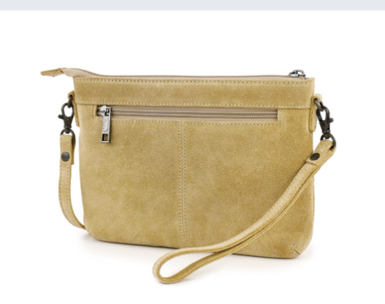 Bear Design Suède Leren Clutch/Schoudertasje SU1715