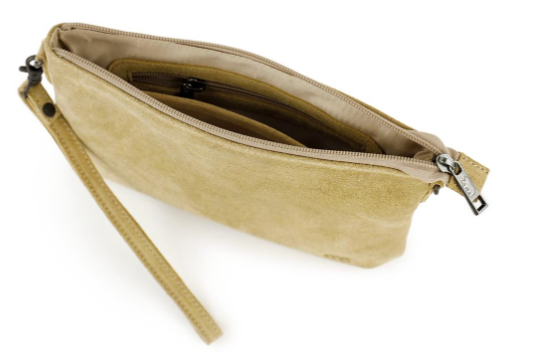 Bear Design Suède Leren Clutch/Schoudertasje SU1715