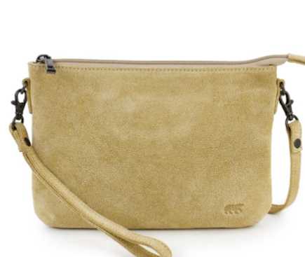 Bear Design Suède Leren Clutch/Schoudertasje SU1715