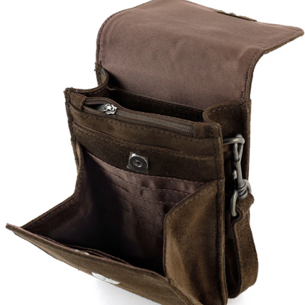 Bear Design Leren Suedé Schoudertas Robbie SU2650