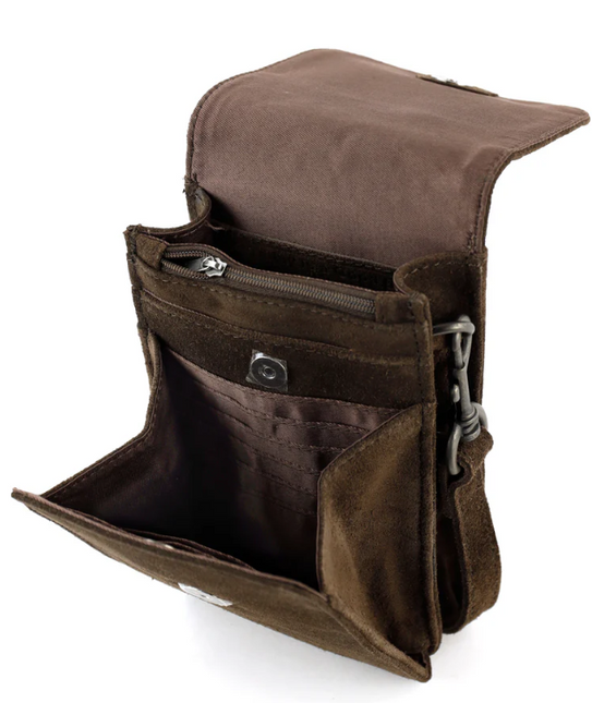 Bear Design Leren Suedé Schoudertas Robbie SU2650