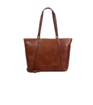Burkely Fine Florence široká taška Tote na 15,6 palce Chestnut