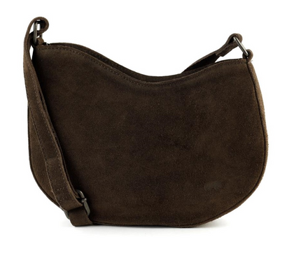 Bear Design semišová kožená hobo kabelka přes rameno Tamara SU3576 Hnědá