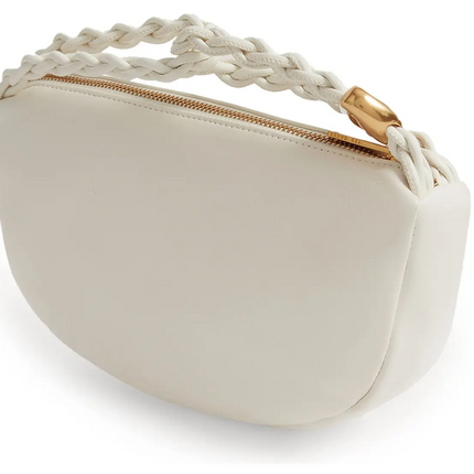 Ted Baker Islah läder statement-hardware medium hobo