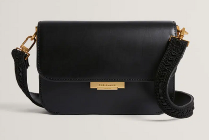 Ted Baker Kkasa Lock Detail чанта през рамо Черно
