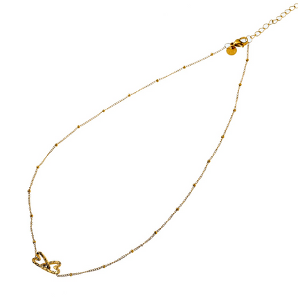 Day & Eve by Go Dutch Label Collar Largo Corazones