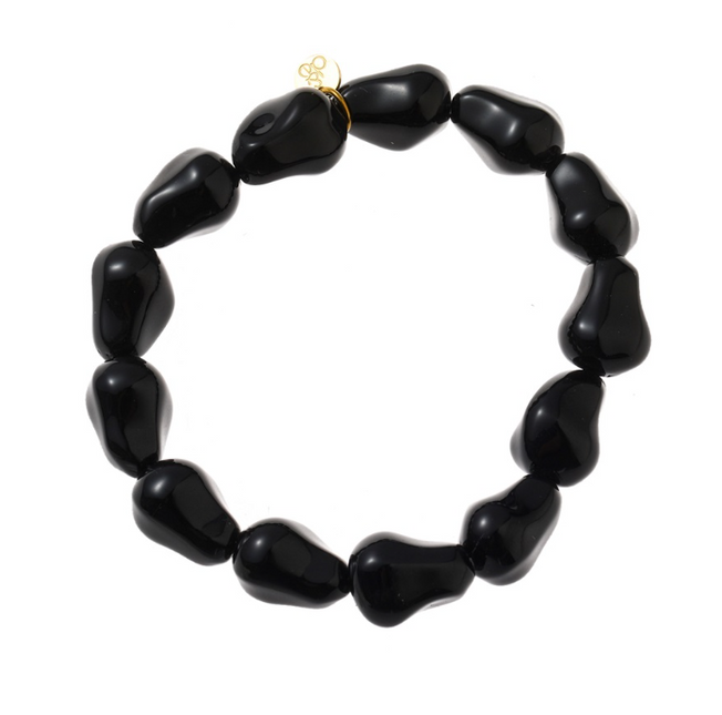 Day & Eve by Go Dutch Label Drop Glass Stones Černá (nerezová ocel)