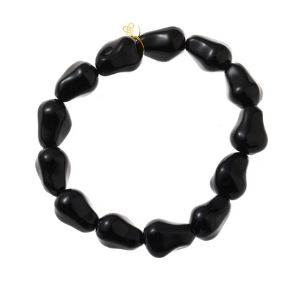 Day & Eve by Go Dutch Label Drop Glass Stones Negru (oțel inoxidabil)