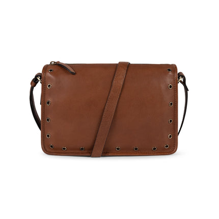 Bag2Bag Siena Crossbody Bag Met Studs Cognac