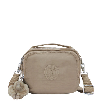 Kipling Cahir Schouder-Rugtas Soft Taupe
