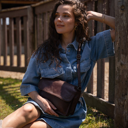 Hide & Stitches Inspired by Country Crossbodytas Met Overslag
