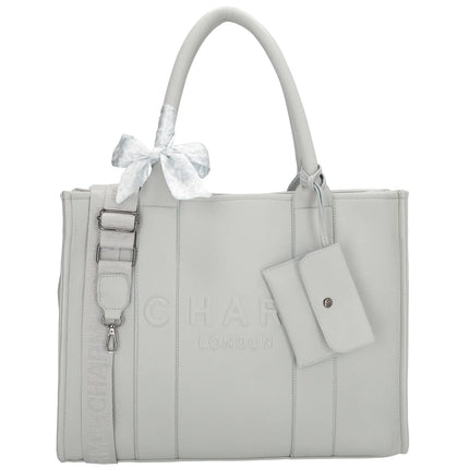 Charm London Bond Laptoptas 15,6 inch Light Blue