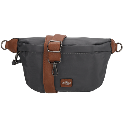 Charm London Buckingham Bodybag/Höftväska Elfenbensgrå