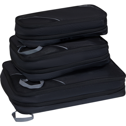 American Tourister TA Packing Cubes S/M/L Black Grey