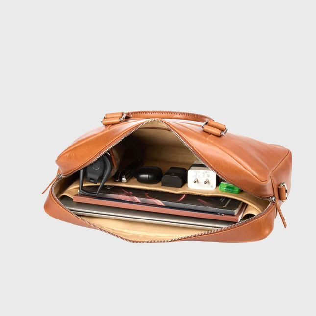 Negotia  Alpha Apex Leren Laptoptas 16"
