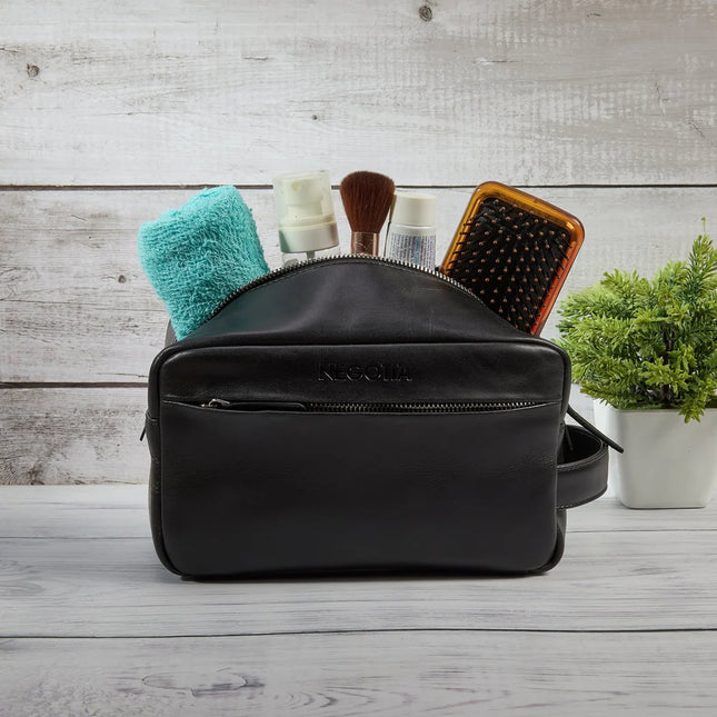 Negotia Alpha Apex Leren Toilettas