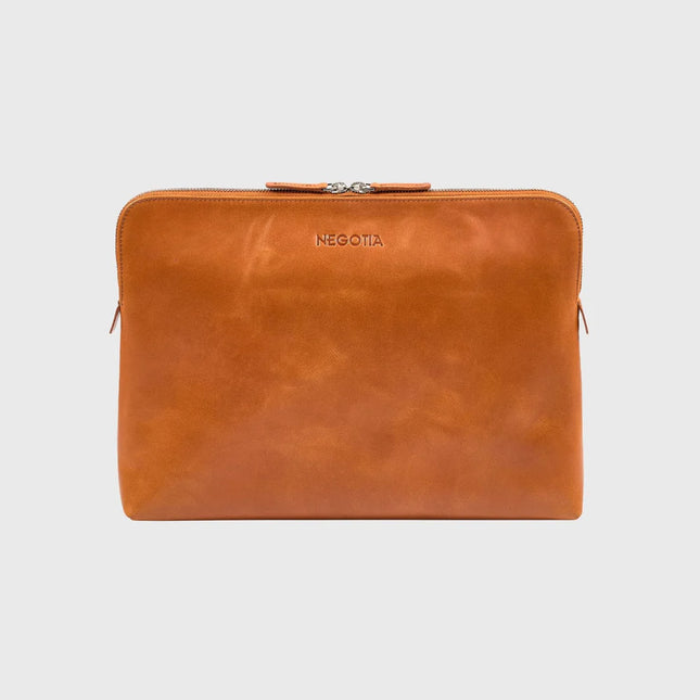 Negotia Alpha Lederen Laptopsleeve Carry-All 14''
