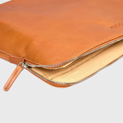 Negotia Alpha Leren Laptopsleeve Carry-All 15.6"