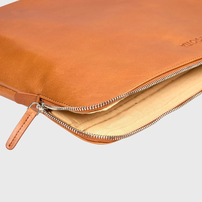Negotia Alpha Leren Laptopsleeve Carry-All 15.6"