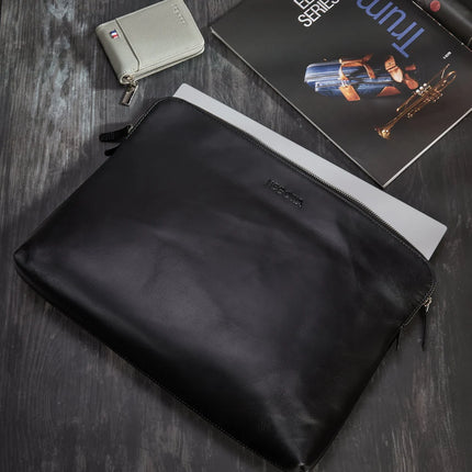 Negotia Alpha Leren Laptopsleeve Carry-All 15.6"