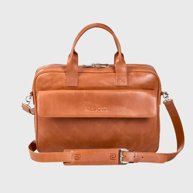 Negotia Alpha Leren Laptoptas 16"