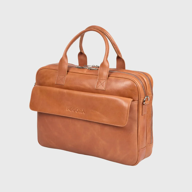 Negotia Alpha Leren Laptoptas 16"