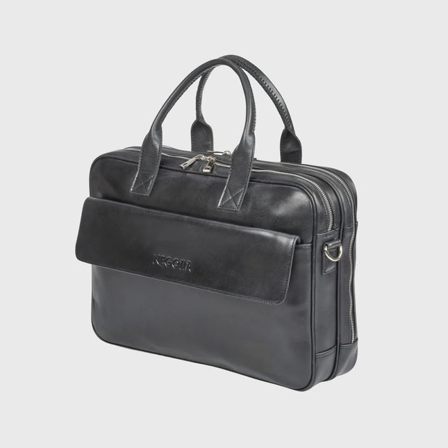 Negotia Alpha Leren Laptoptas 16"
