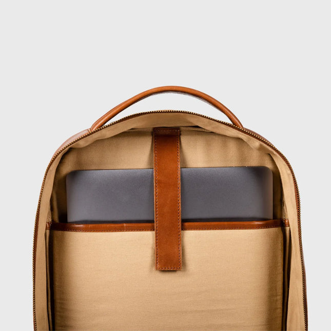 Negotia Alpha Leren Rugzak 16"