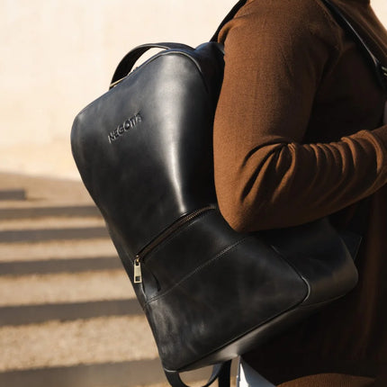 Negotia Alpha Leren Rugzak 16"