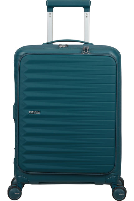 American Tourister FastForward Spinner 55 Expansível com abertura frontal Totally Teal