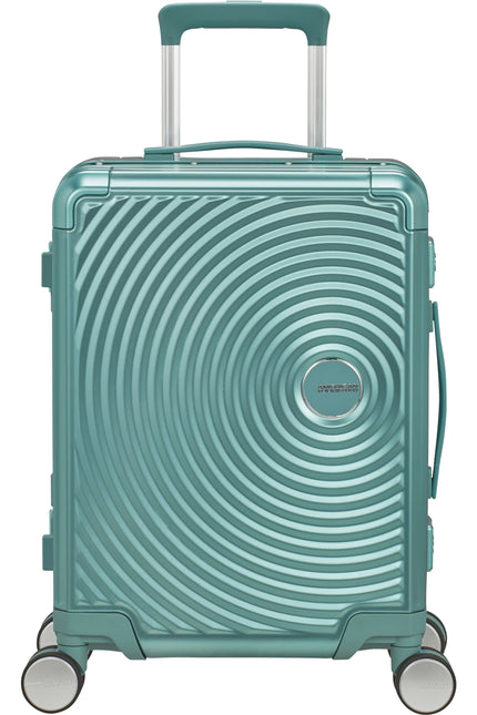 American Tourister Soundbox Alu Spinner 55 Turquesa empoeirada