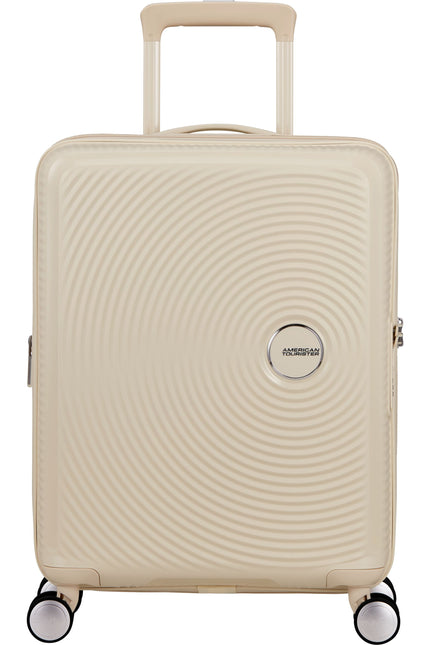 American Tourister SoundBox Spinner 55 Expansível Coconut Sand